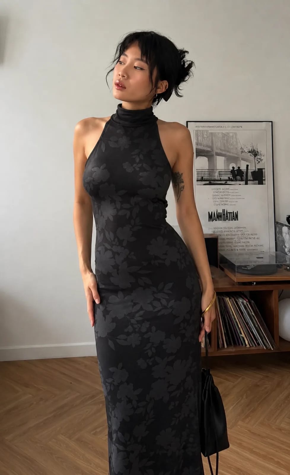 VESTIDO ASIATICO LARGO
