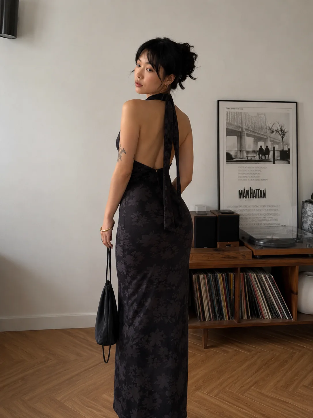 VESTIDO ASIATICO LARGO